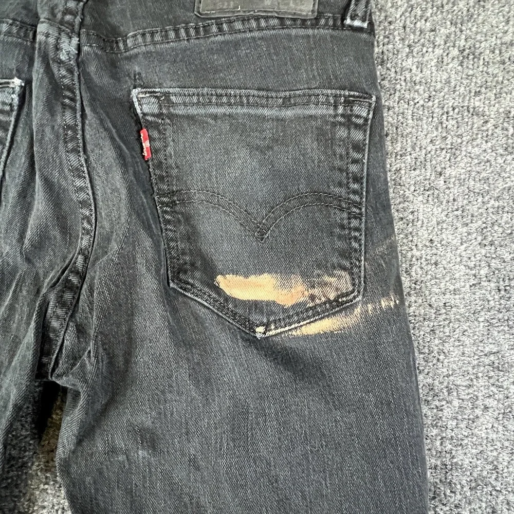 Levi's 511 Slim Fit Jeans Men's‎ W32 L31 Black Stretch Denim Mexico Read